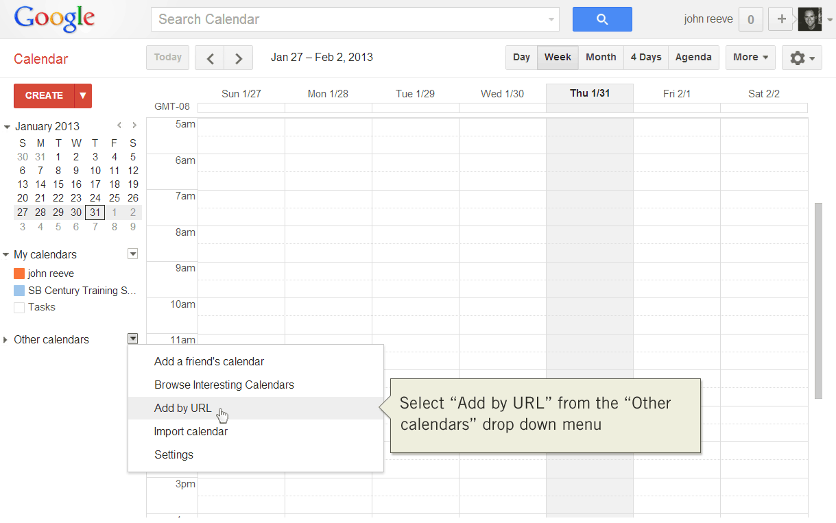 Project Management Web iCalendar Subscriptions Intervals