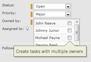 Create tasks with multiple owners