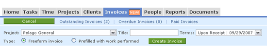 Invoicing