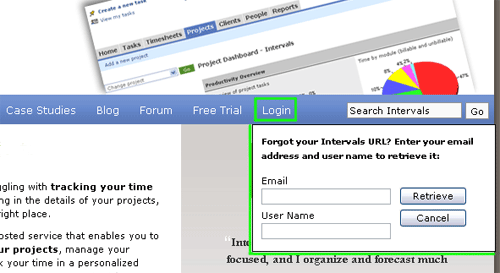 Intervals Login