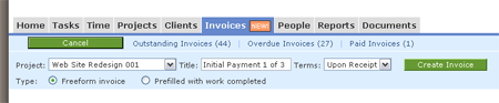 Create Invoice