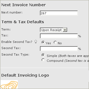 Invoicing with dual taxes