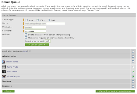 Configure Email Queue