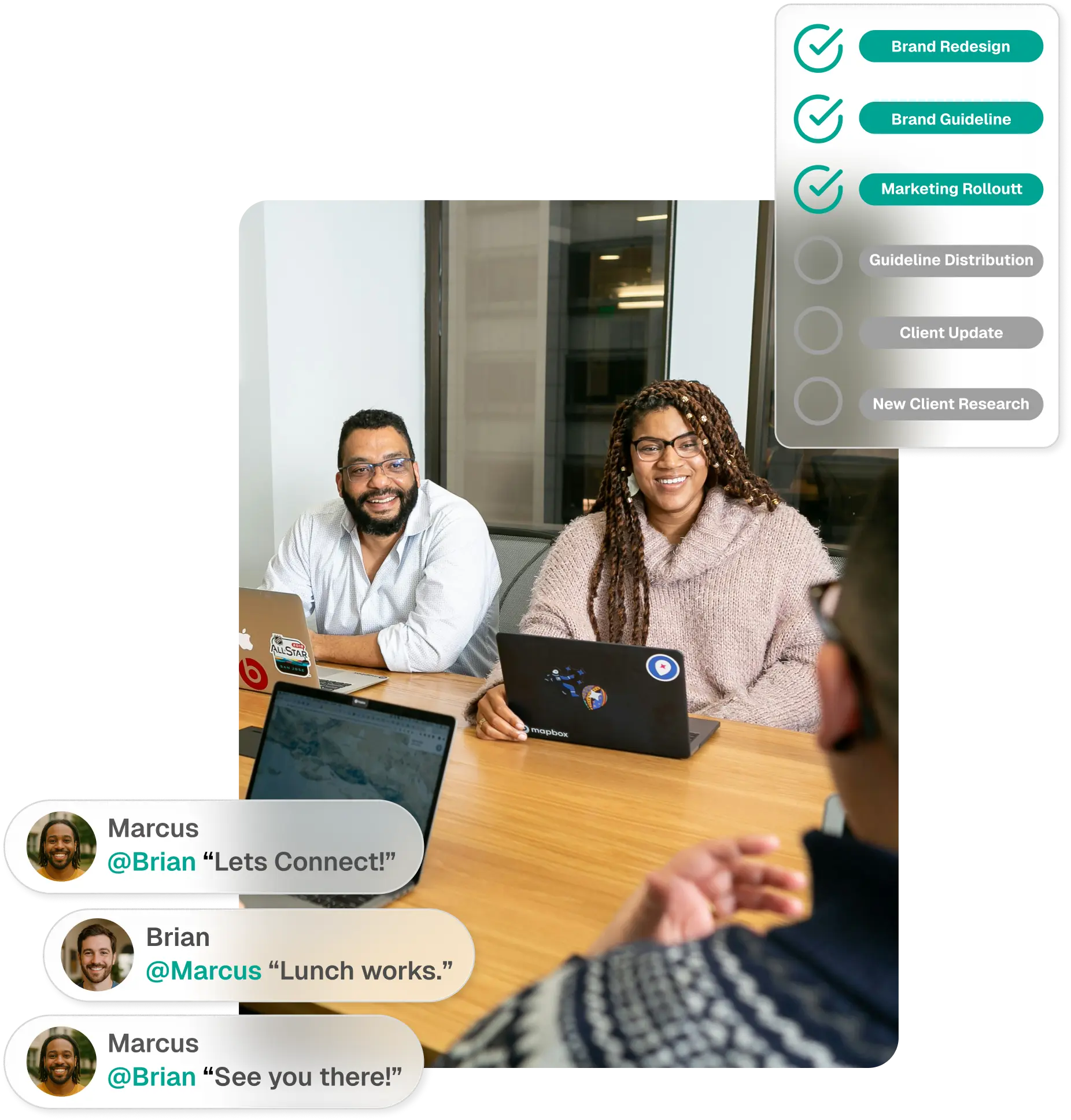 Project management dashboard